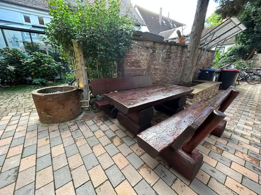 Exklusives Haus, Ruhig Gelegen Im Innenhof, Zentral, Lichtdurchflutet Zustellbett,Babybett Bei Bedarf Karlsruhe Exterior foto